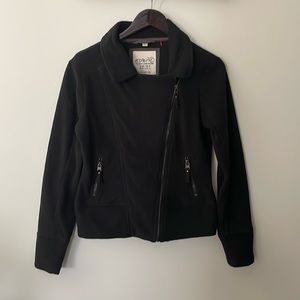Esprit Black Fleece Asymmetrical Moto Style Jacket